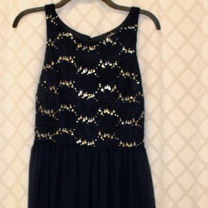 Navy Blue Formal Dress